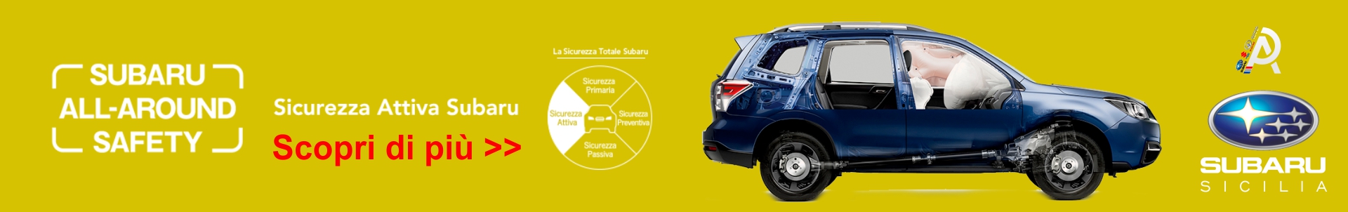 Sistemi di sicurezza Subaru