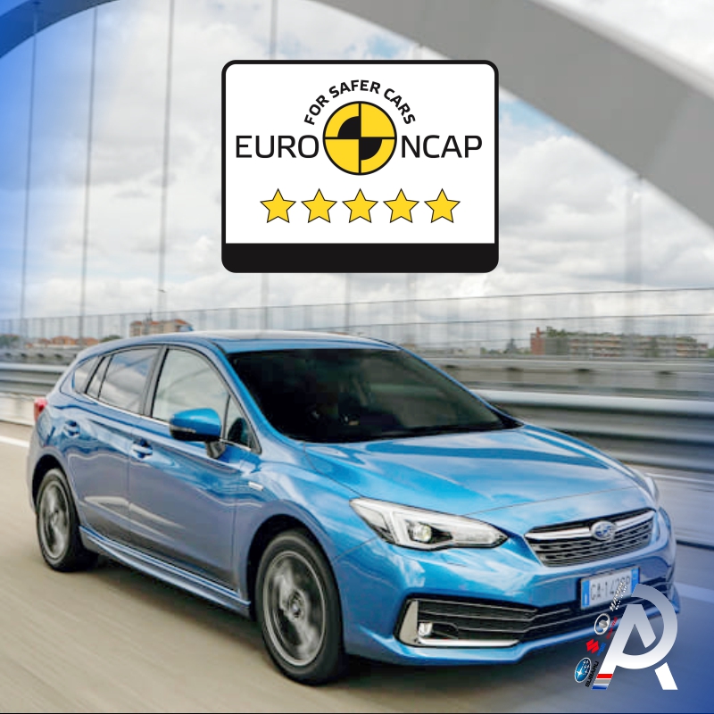 La nuova Subaru Impreza e-BOXER ottiene le 5 stelle EuroNCAP