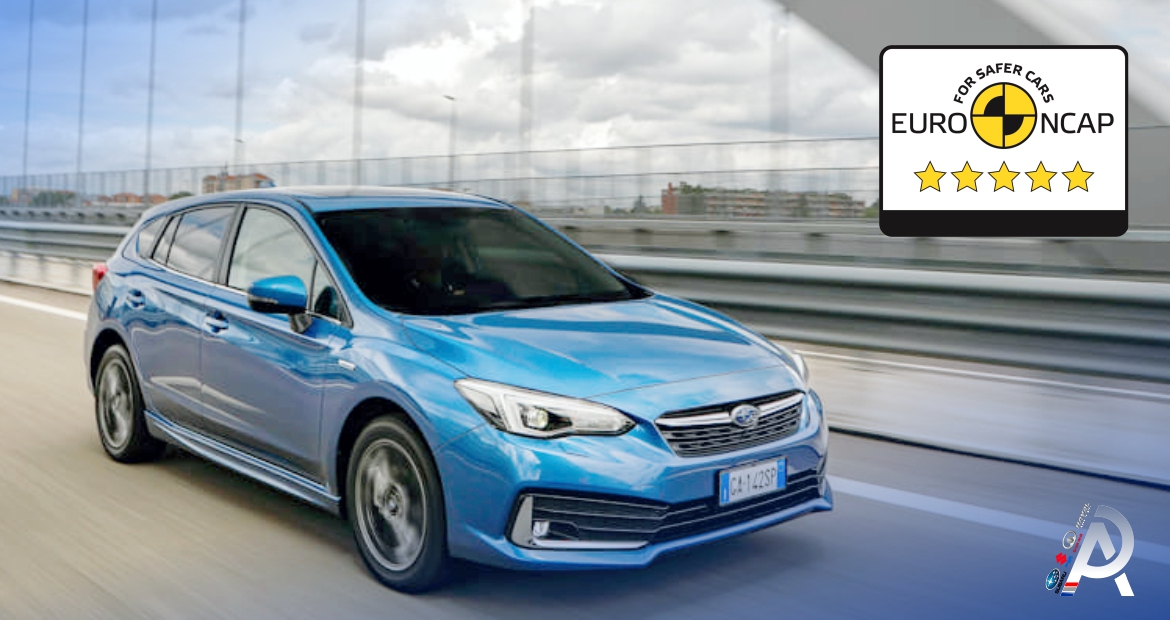 La nuova Subaru Impreza e-BOXER ottiene le 5 stelle EuroNCAP